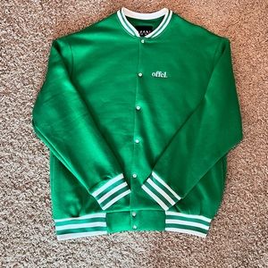 Vintage Green light varsity jacket